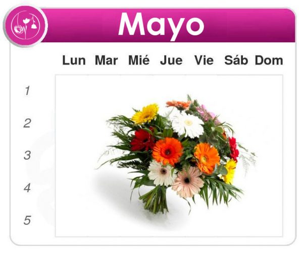Suscripción de flores Mayo